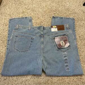 NWT Roundtree & Yorke Jeans Mens 46x30 Blue Relaxed Fit Authentic Denim Big Man
